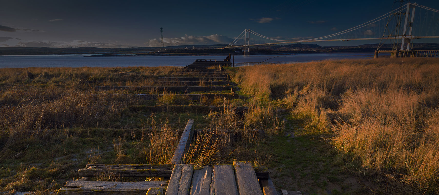 The river Severn is the scene of the tradgedy in The Flight by Matthew Hall.